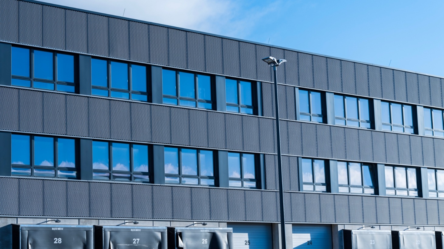 Facade of a modern building