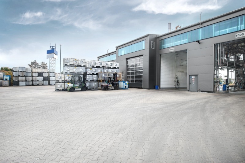 Modern warehouse building